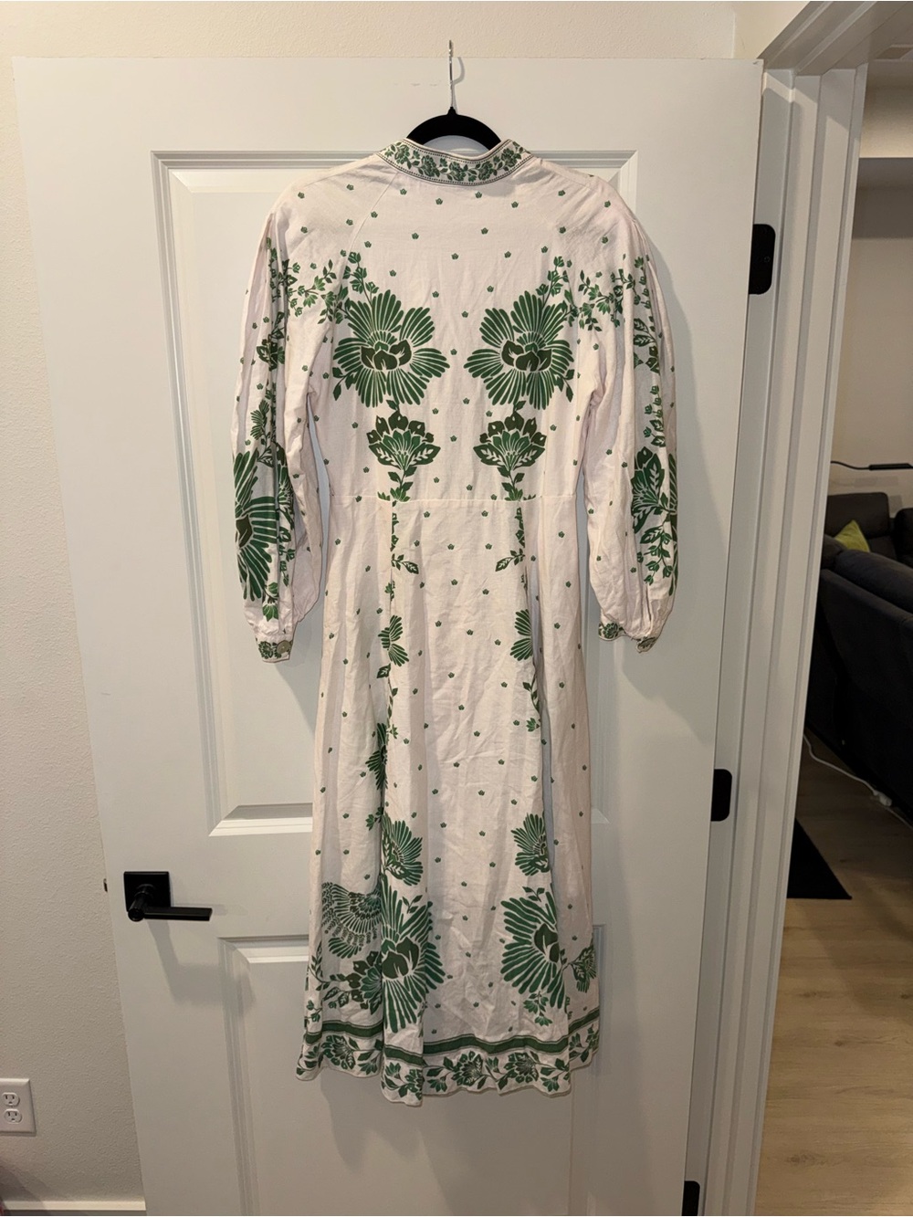 Farm Rio Forest Soul Off-White Maxi Dress - Picture 5 of 8